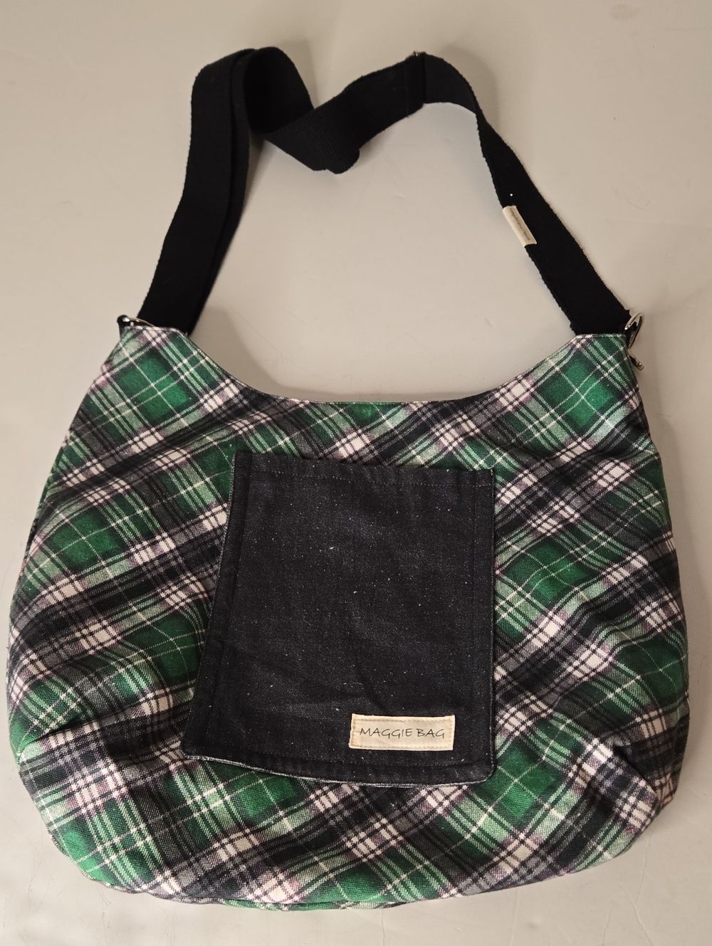Maggie Bag Plaid Reversible Cloth Tote Bag